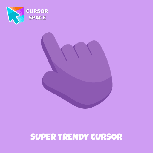 Super Trendy cursor pointer cursor