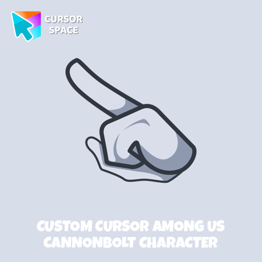 Custom Cursor Among Us Cannonbolt Character