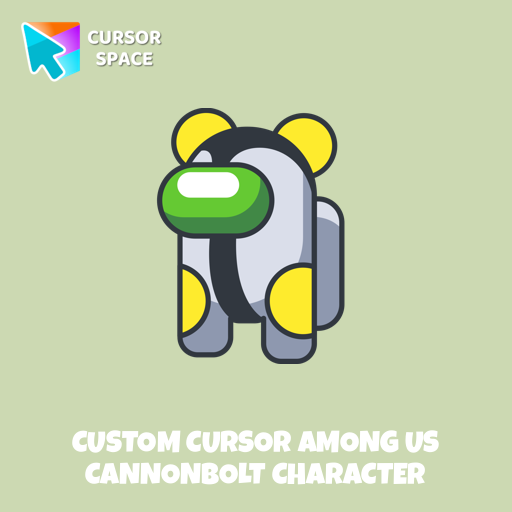 Custom Cursor Among Us Cannonbolt Character